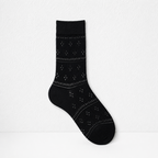 CouldNook Cozy Stripe Texture Crew Socks - Soft Drawer Accent