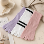 CouldNook Cozy Five Toe Grip Socks - Pilates Home Accent