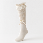 CouldNook Sheer Floral Mid Calf Socks - Delicate Footwear Accent