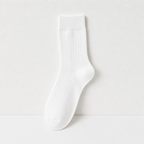 CouldNook Ribbed Bow Accent Crew Socks - Daily Wardrobe Helper