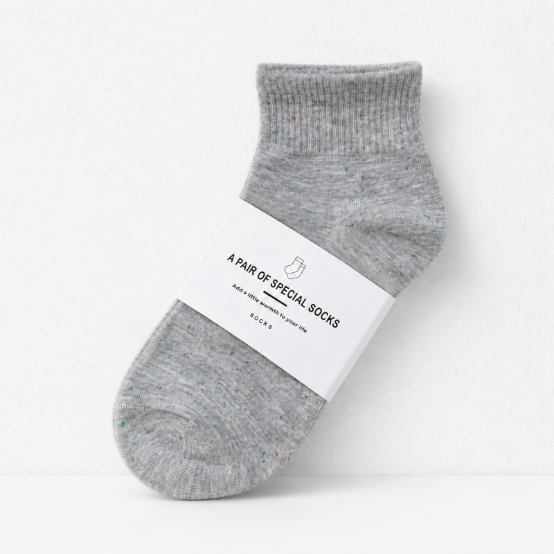 CouldNook Cozy Speckled Low-Cut Socks - Everyday Shoe Accent