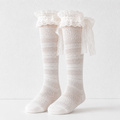 CouldNook Lace Texture Slouch Socks - Mary Jane Display Accent