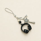 CouldNook Headphone Music Keychain - Star and Instrument Charms