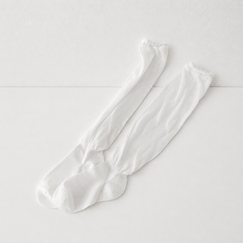 CouldNook Ruffle Edge Bow Ankle Socks - Everyday Shoe Accent