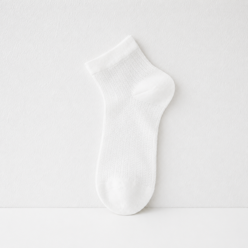 CouldNook Silk Protein Crew Socks - Soft Daily Essential