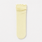 CouldNook Cozy Scalloped Cooling Crew Socks - Light Shoe Accent
