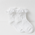 CouldNook Ruffle Trim Short Socks - Soft Shoe Accent