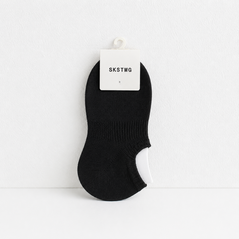 CouldNook Cozy Solid Boat Socks - Everyday Drawer Basic