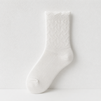 CouldNook Cozy Slouch Textured Crew Socks - Everyday Lounge Accent