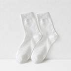 CouldNook Cozy Ribbed Crew Socks - Everyday Wardrobe Accent
