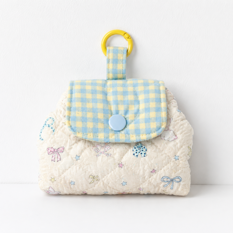 CouldNook Quilted Character Storage Pouch - Everyday Organizer Bag