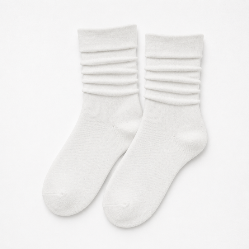 CouldNook Cozy Slouch Crew Socks - Relaxed Outfit Accent