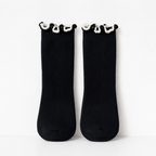 CouldNook Cozy Scalloped Edge Crew Socks - Soft Layered Accent