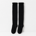 CouldNook Cable Knit Slouch Socks - Boot Layer Accent