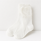 CouldNook Cozy Lace Ruffle Crew Socks - Romantic Shoe Accent