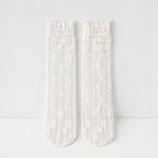 CouldNook Floral Lace Sheer Socks - Soft Wardrobe Accent