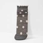 CouldNook Cozy Dot Bow Crew Socks - Layered Dress Accent