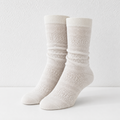 CouldNook Ribbed Soft Crew Socks - Cozy Footwear Accent