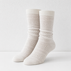 CouldNook Ribbed Soft Crew Socks - Cozy Footwear Accent