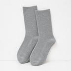 CouldNook Cozy Vertical Rib Crew Socks - Warm Everyday Accent