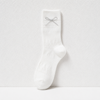 CouldNook Cozy Bow-Packaged Crew Socks - Giftable Drawer Accent