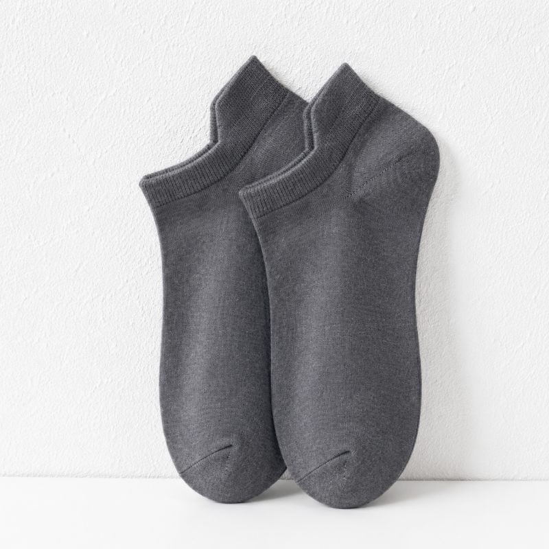 CouldNook Solid Plush Ankle Socks - Everyday Home Accent
