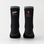 CouldNook Cozy Cat Graphic Crew Socks - Playful Shoe Accent