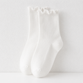 CouldNook Cozy Ruffle Ribbed Ankle Socks - Soft Sneaker Accent