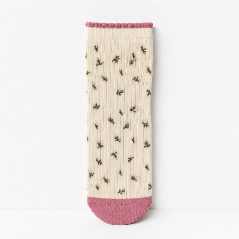 CouldNook Cozy Bow Cuff Crew Socks - Gentle Shoe Accent