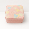 CouldNook Square Mini Travel Jewelry Box - Portable Jewelry Organizer