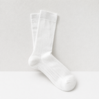 CouldNook Slouch Ribbed Mid-Calf Socks - Relaxed Footwear Accent