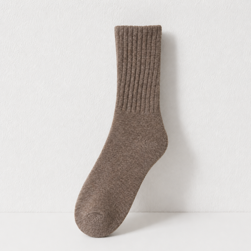 CouldNook Ribbed Stacked Tube Socks - Warm Layering Accent