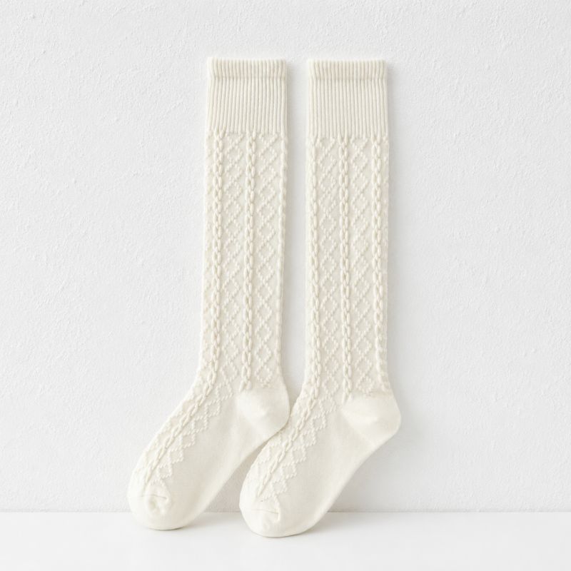 CouldNook Ribbed Knee Socks - Cozy Layering Accent