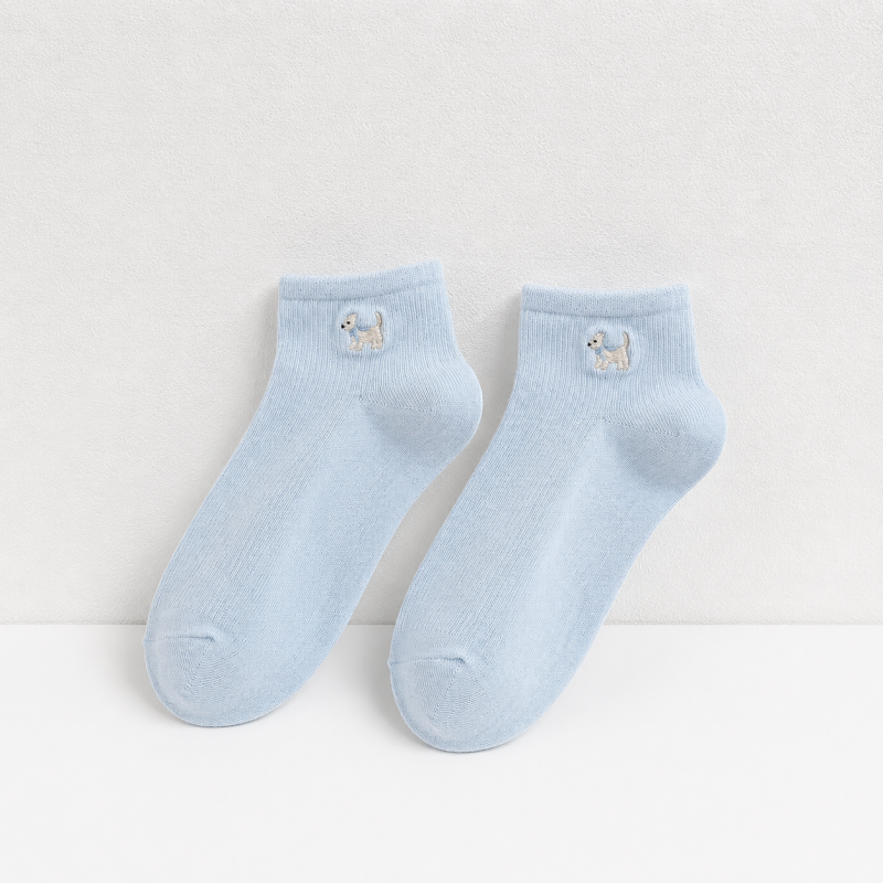 CouldNook Cozy Ribbed Everyday Crew Socks - Simple Wardrobe Accent