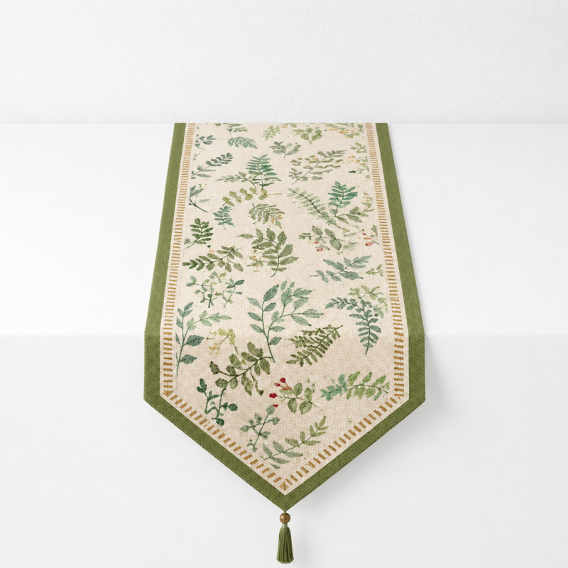 CouldNook Elegant Linen Blend Texture Table Runner - Warm Minimalist Home Decor