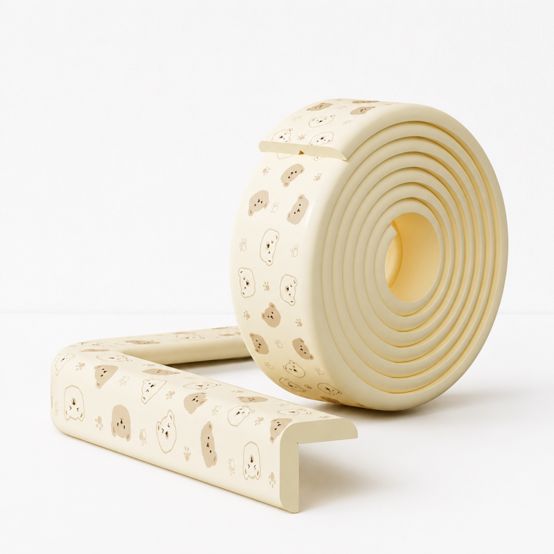 CloudNook Bear Pattern Thickened Adhesive Baby Safety Edge Guard