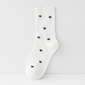 CouldNook Tiny Motif Ruffle Crew Socks - Shoe Styling Accent
