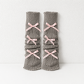 CouldNook Plush Bow Leg Warmer Socks - Cozy Footwear Accent