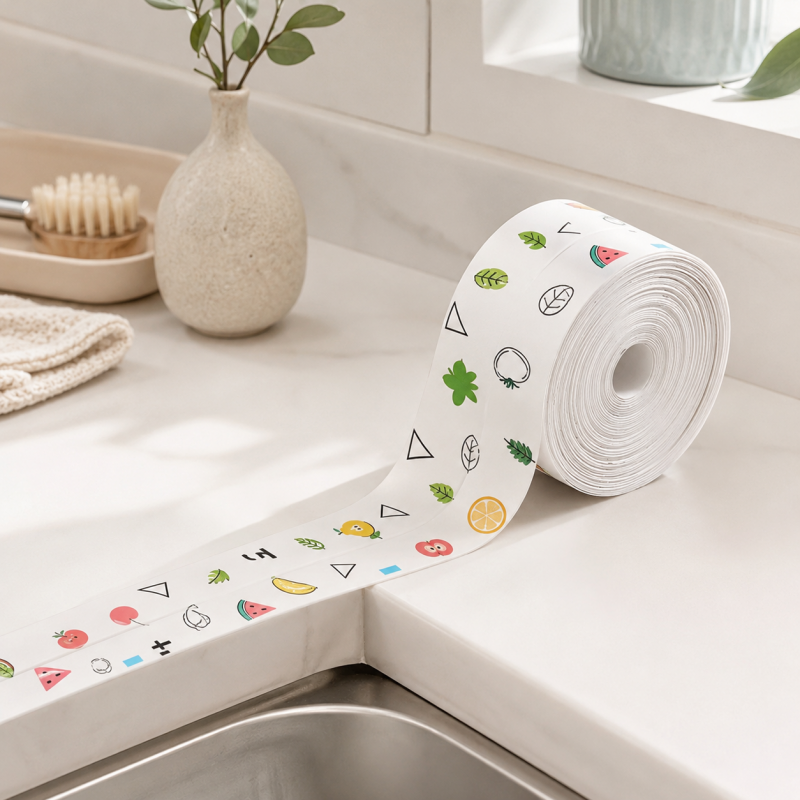 CouldNook PVC Acrylic Self-Adhesive Waterproof Strip - Kitchen Bath Repair Strip