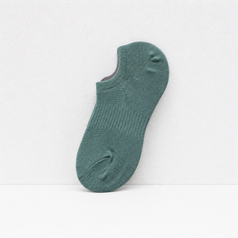 CouldNook Men Shell Texture No Show Socks - Footwear Helper