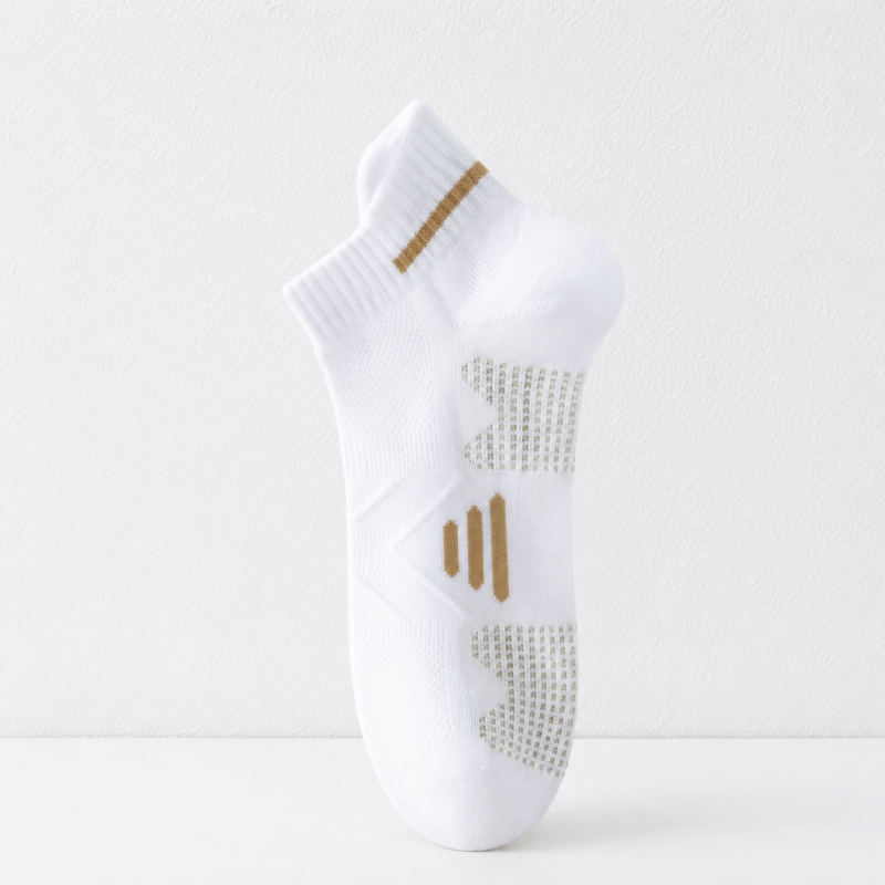 CouldNook Men Bright Accent Low Cut Socks - Casual Shoe Detail