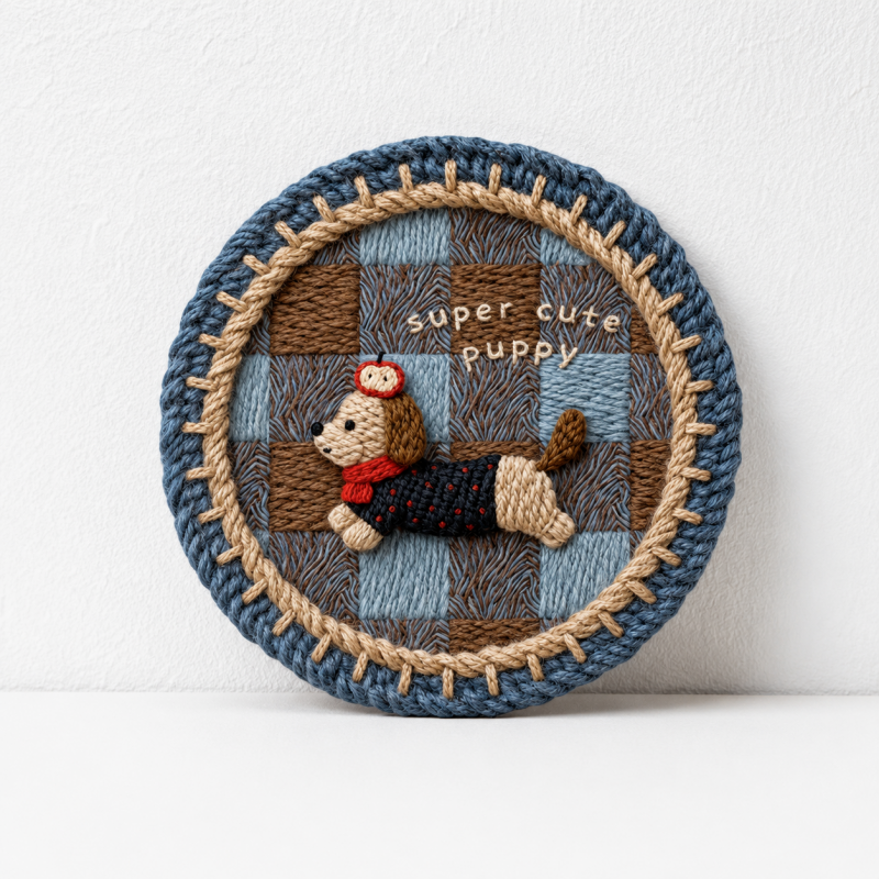 CouldNook Woven Texture Heat Resistant Coaster - Soft Home Textile
