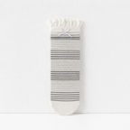 CouldNook Sheer Floral Crew Socks - Soft Flat Shoe Accent