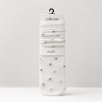 CouldNook Cozy Floral Mesh Crew Socks - Light Shoe Accent