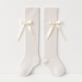 CouldNook Side Lace Up Knee Socks - Dress Shoe Accent