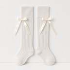 CouldNook Side Lace Up Knee Socks - Dress Shoe Accent