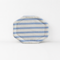 CouldNook Striped Octagonal Coaster - Aesthetic Fabric Cup Mat