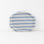 CouldNook Striped Octagonal Coaster - Aesthetic Fabric Cup Mat