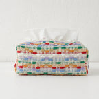 CouldNook Red Waffle Tissue Bag - Aesthetic Festive Storage Case
