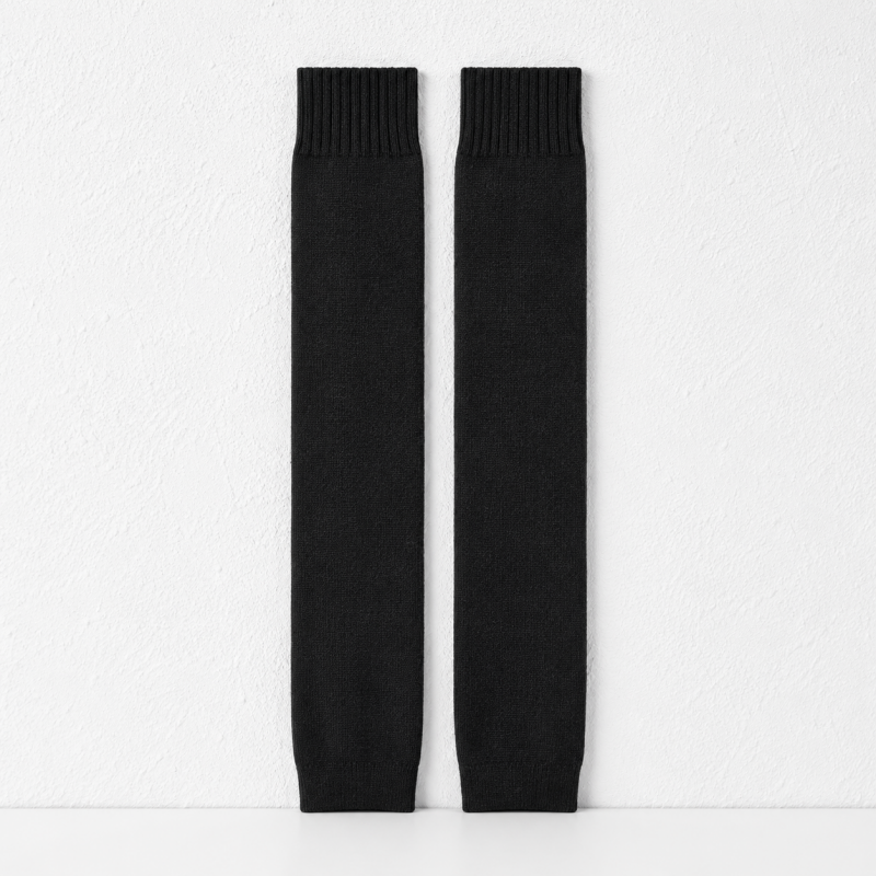 CloudNook Fleece Lined Thermal Anti-Friction Knee High Leg Warmers